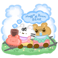 美吉熊爆爆熊暖心抱抱熊LINE貼圖