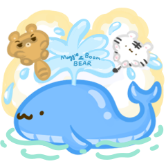 美吉熊爆爆熊海洋世界LINE貼圖