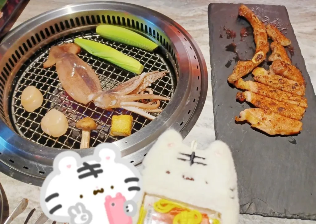 蔬菜自助吧台中燒肉原燒