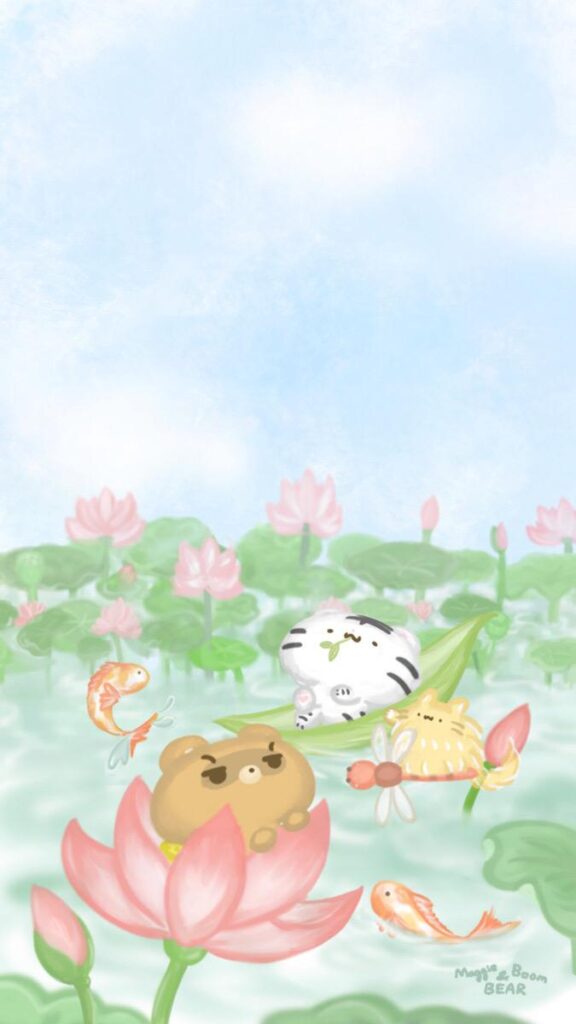 美吉熊與爆爆熊2025年7月桌布