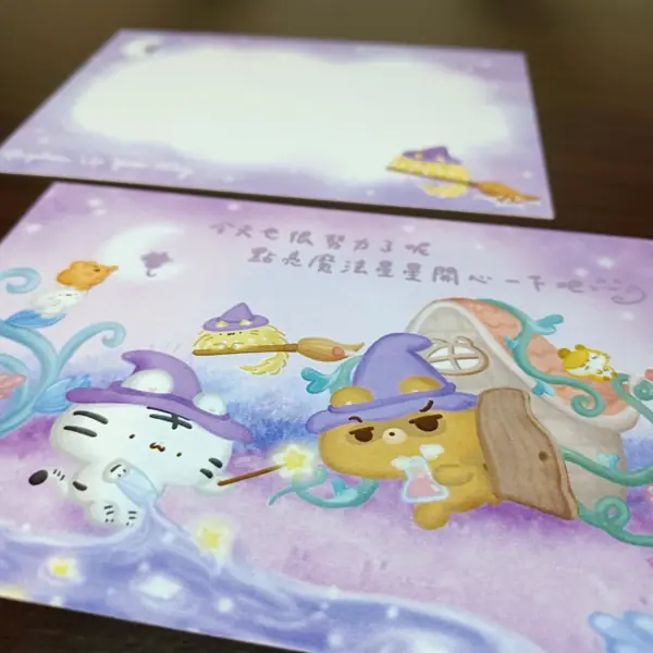 美吉熊爆爆熊熊語系列明信片