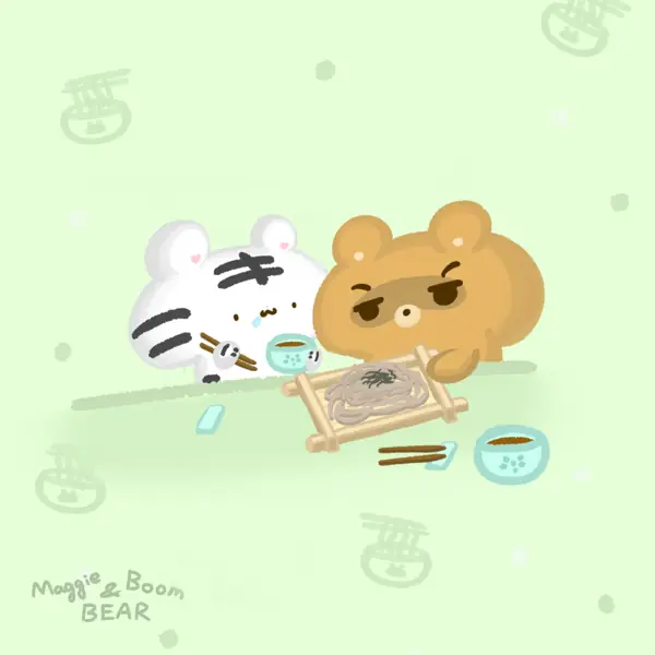 爆爆熊的眼罩：蕎麥麵小故事