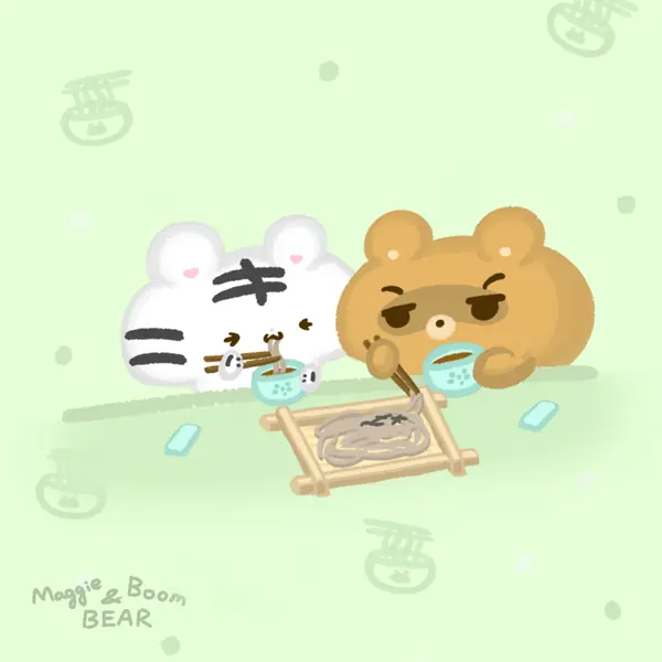 爆爆熊的眼罩：蕎麥麵小故事