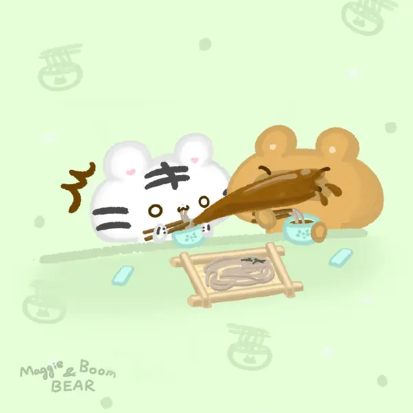 爆爆熊的眼罩：蕎麥麵小故事
