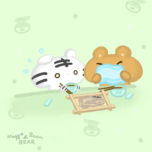 爆爆熊的眼罩：蕎麥麵小故事