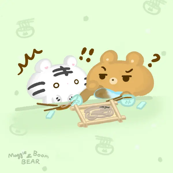 爆爆熊的眼罩：蕎麥麵小故事