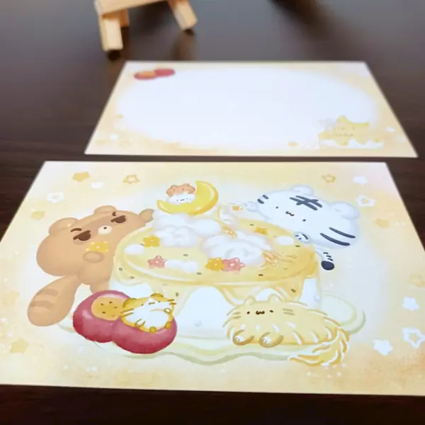 美吉熊爆爆熊生日系列明信片