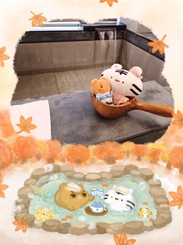 來泡溫泉吧memopresso相框