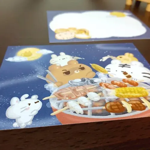 美吉熊爆爆熊節日系列明信片