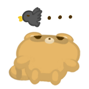 美吉熊與爆爆熊2025年12月桌布，紫薯與你