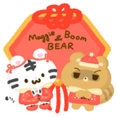 美吉熊爆爆熊節日假期祝福LINE貼圖